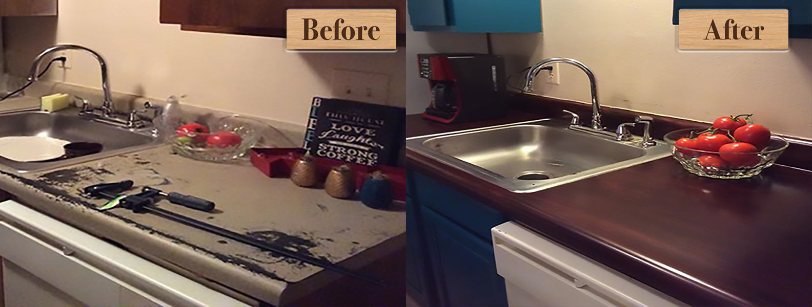 FAQ: Does Retique It® Liquid Wood work for Counter tops