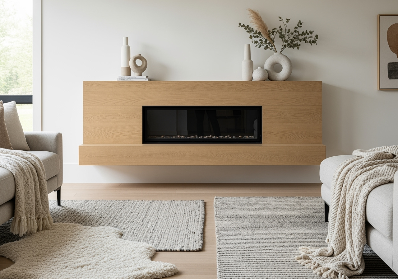 Fireplace Wood'n Finish Kit (Full Fireplace) - White Oak