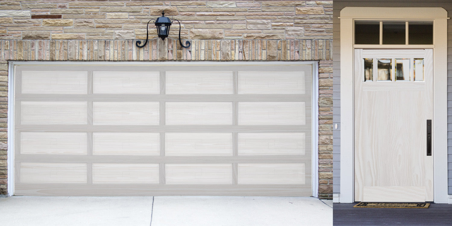 Wood'n Door Smooth Finish Kit (Garage Door) - White Wash