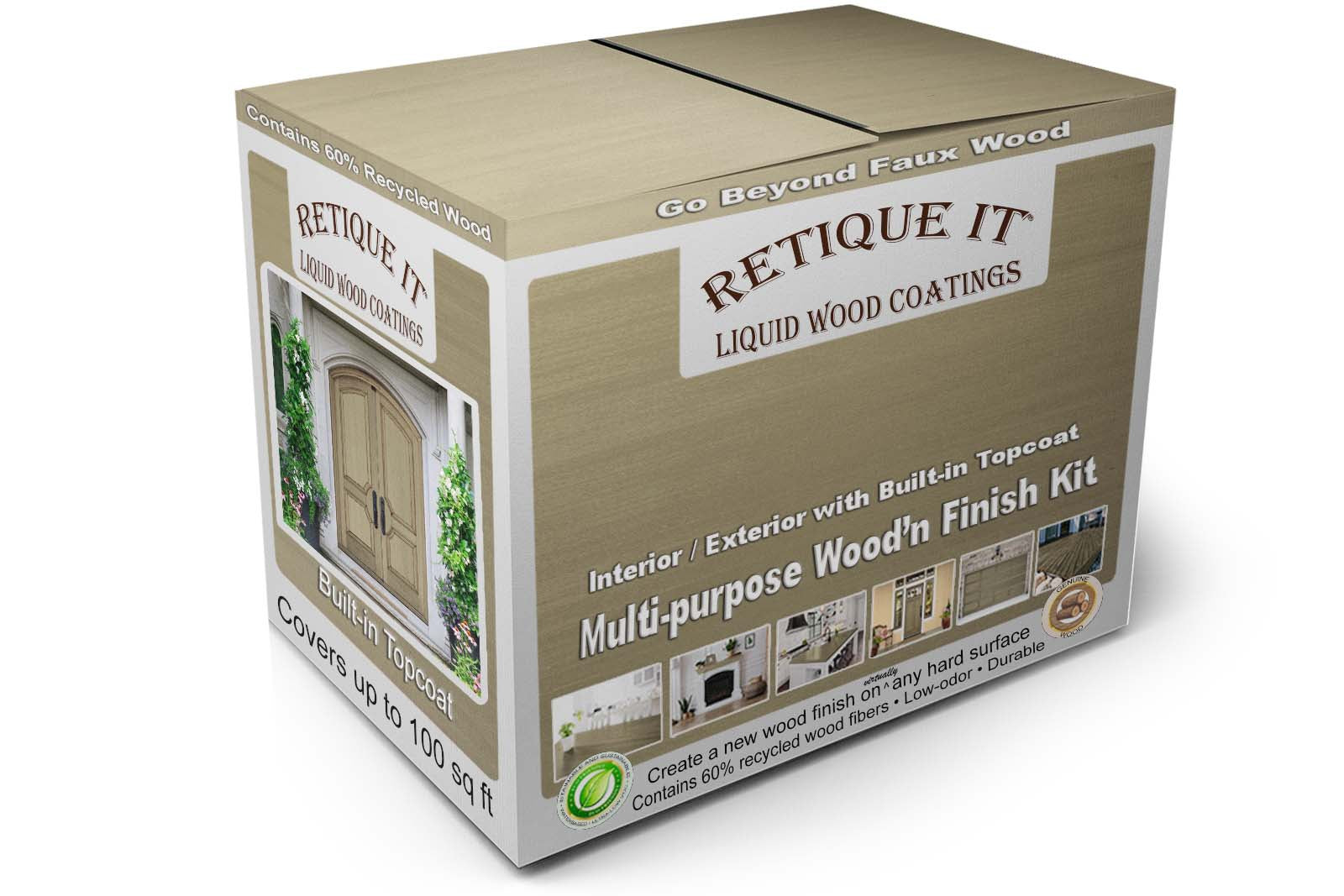 Multi-purpose Smooth Finish Kit (Med) - Drift Wood - Exterior Top Coat