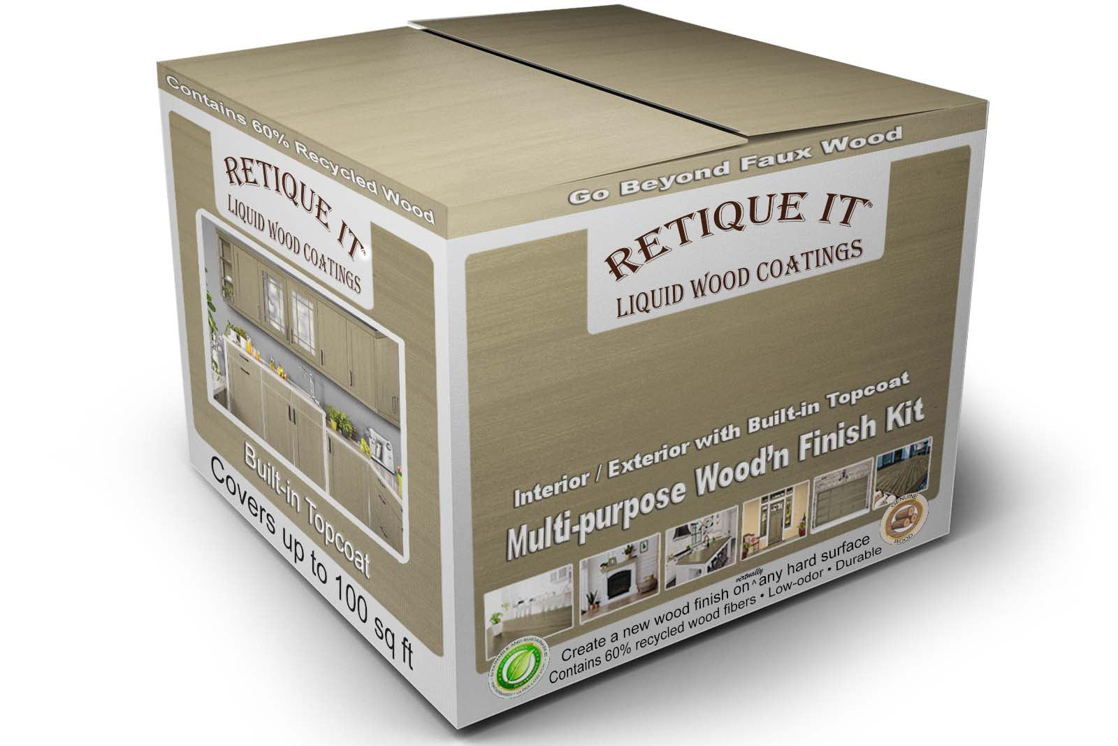 Multi-purpose Smooth Finish Kit (Large) - Drift Wood - Exterior Top Coat