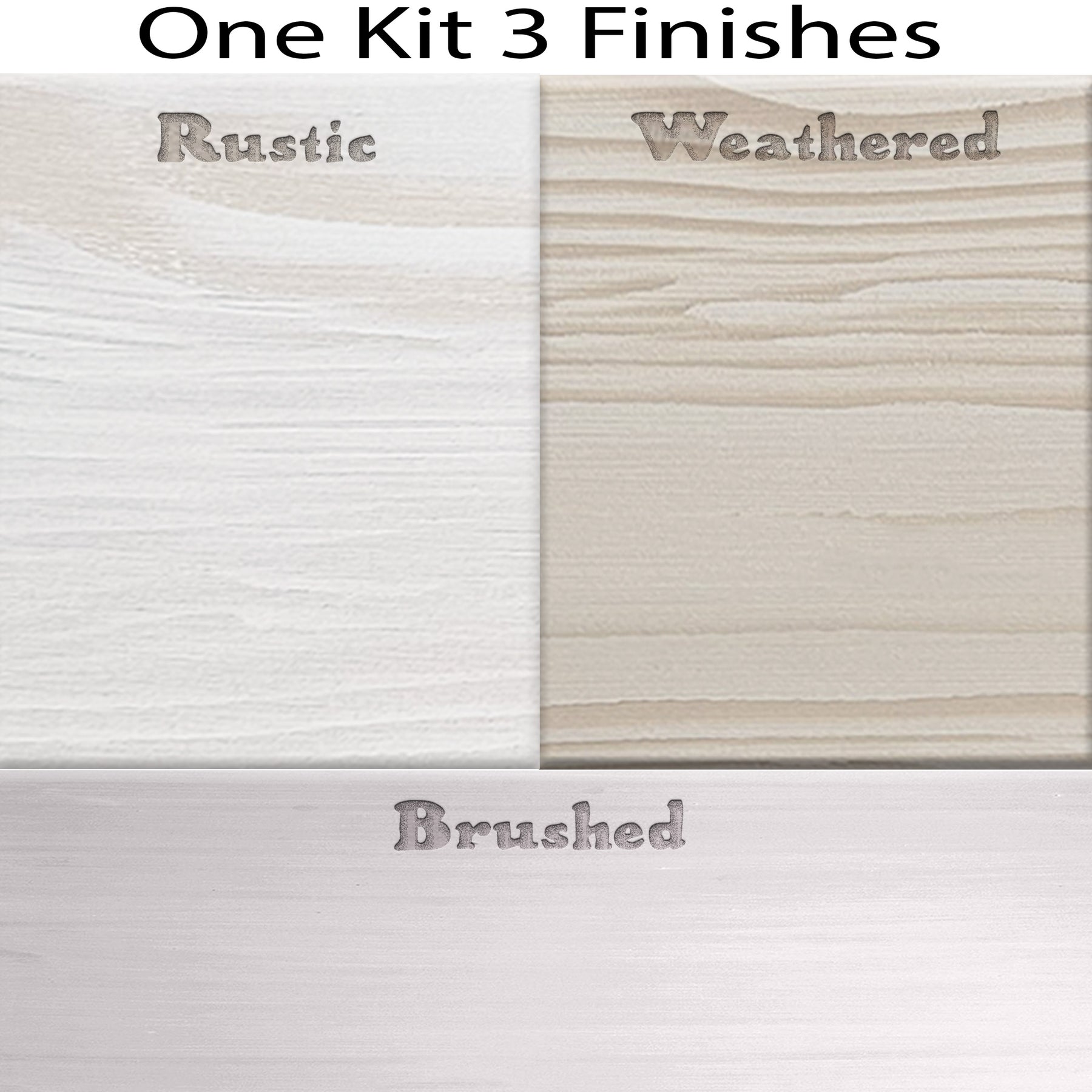 Wood'n Door Smooth Finish Kit (Garage Door) - White Wash