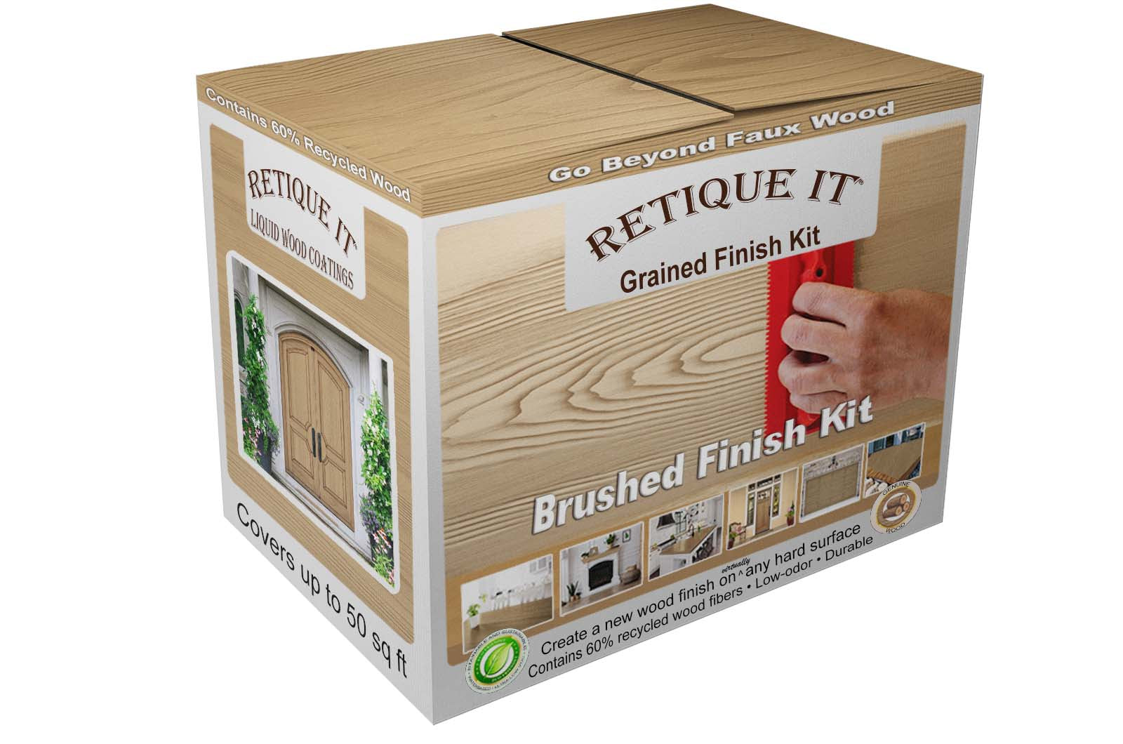 Med Grained Finish Kits - No Topcoat