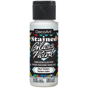 DecoArt stained glass paints in various vibrant colors, suitable for creating colorful glass art projects