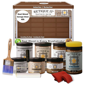 Wood'n Door Kit (Front & Garage Door) - Dark Oak