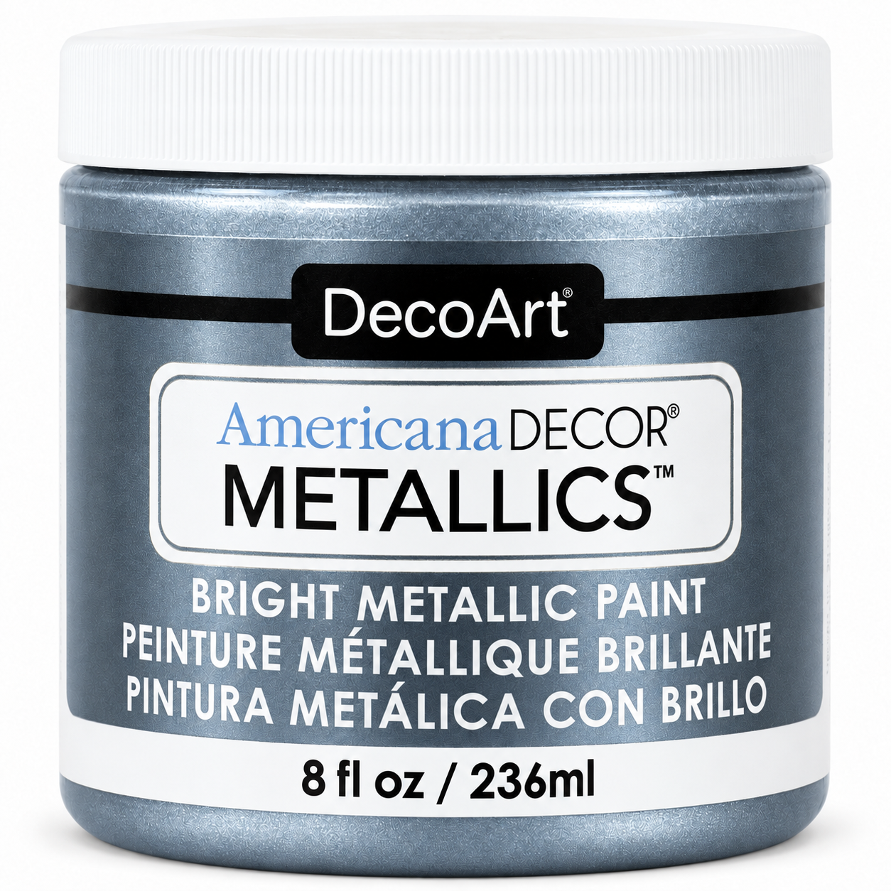DecoArt Americana Decor Metallics Pewter paint bottle product image