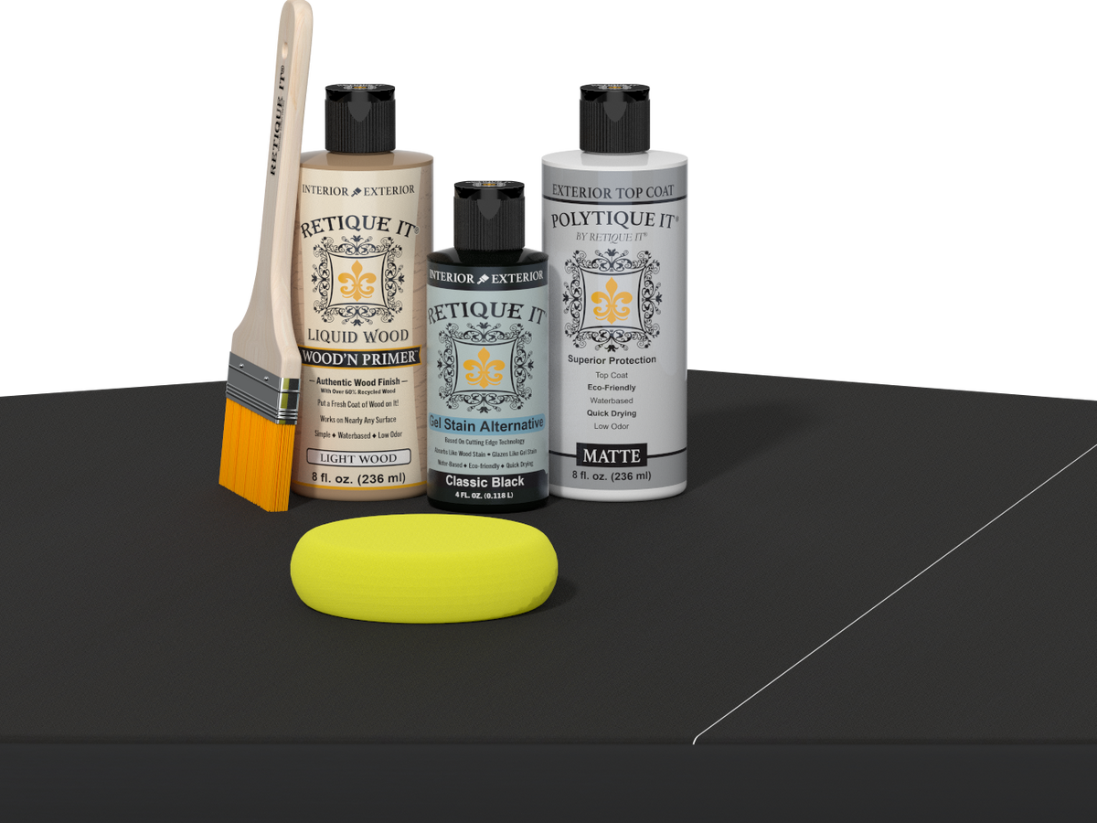 Multi-purpose Smooth Finish Kit - Classic Black - Exterior Top Coat