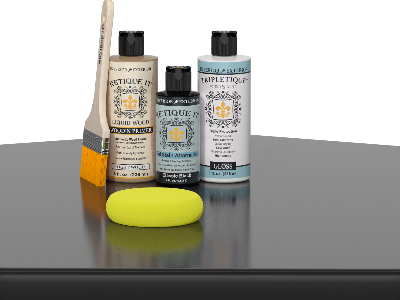 Multi-purpose Smooth Finish Kit - Classic Black - Interior Top Coat