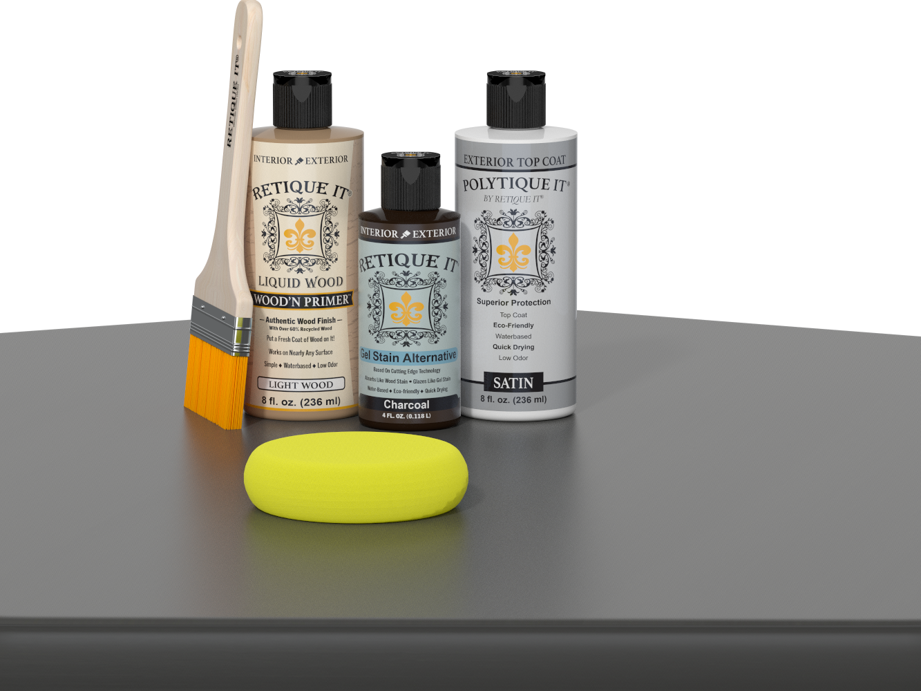 Multi-purpose Smooth Finish Kit - Charcoal - Exterior Top Coat