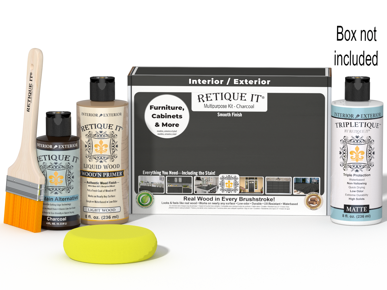 Multi-purpose Smooth Finish Kit - Charcoal - Interior Top Coat