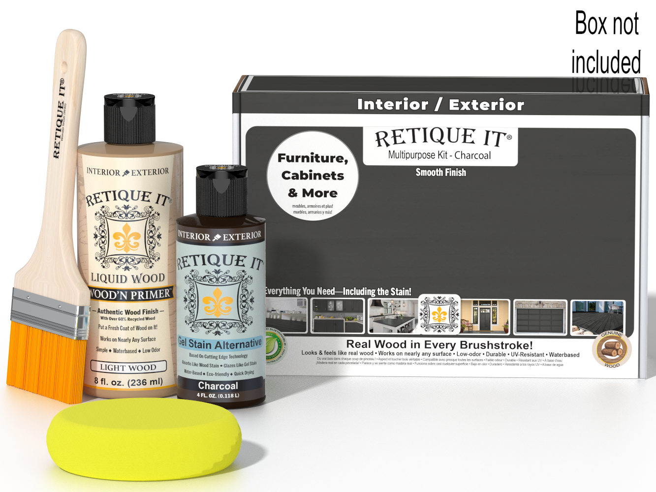 Multi-purpose Smooth Finish Kit - Charcoal