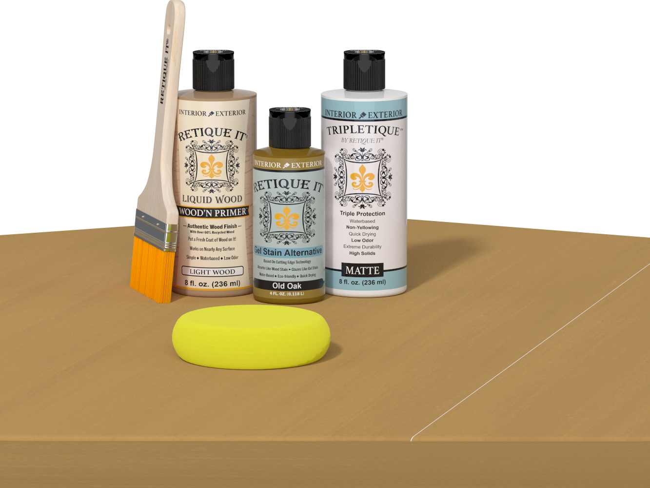 Multi-purpose Smooth Finish Kit - Old Oak - Interior Top Coat