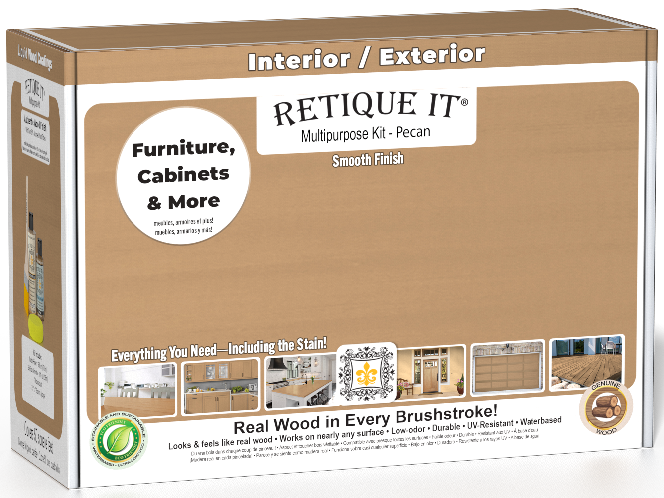 Retique It® Pecan Multipurpose Kit box hero image.