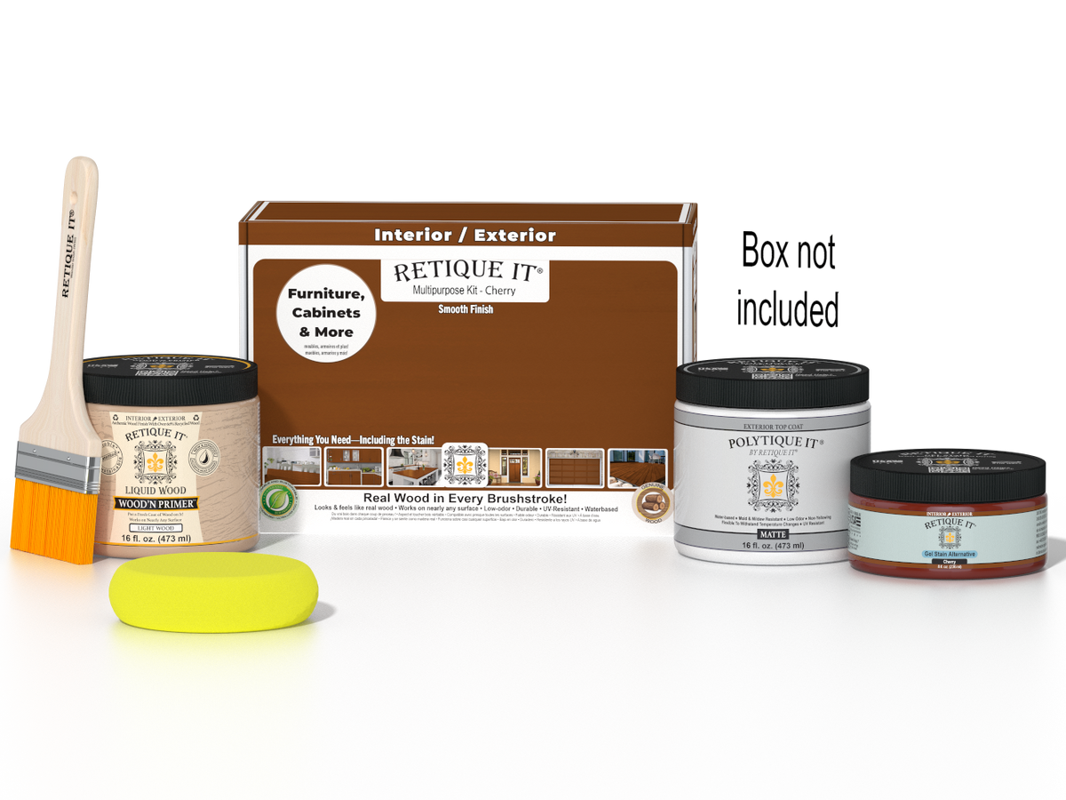 Multi-purpose Smooth Finish Kit (Med) - Cherry - Exterior Top Coat