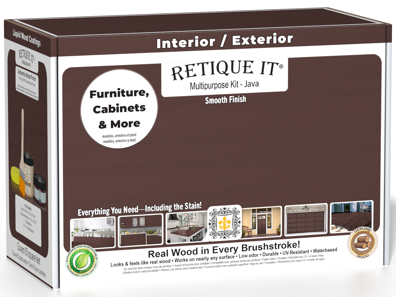 Multi-purpose Smooth Finish Kit (Med) - Java - Exterior Top Coat