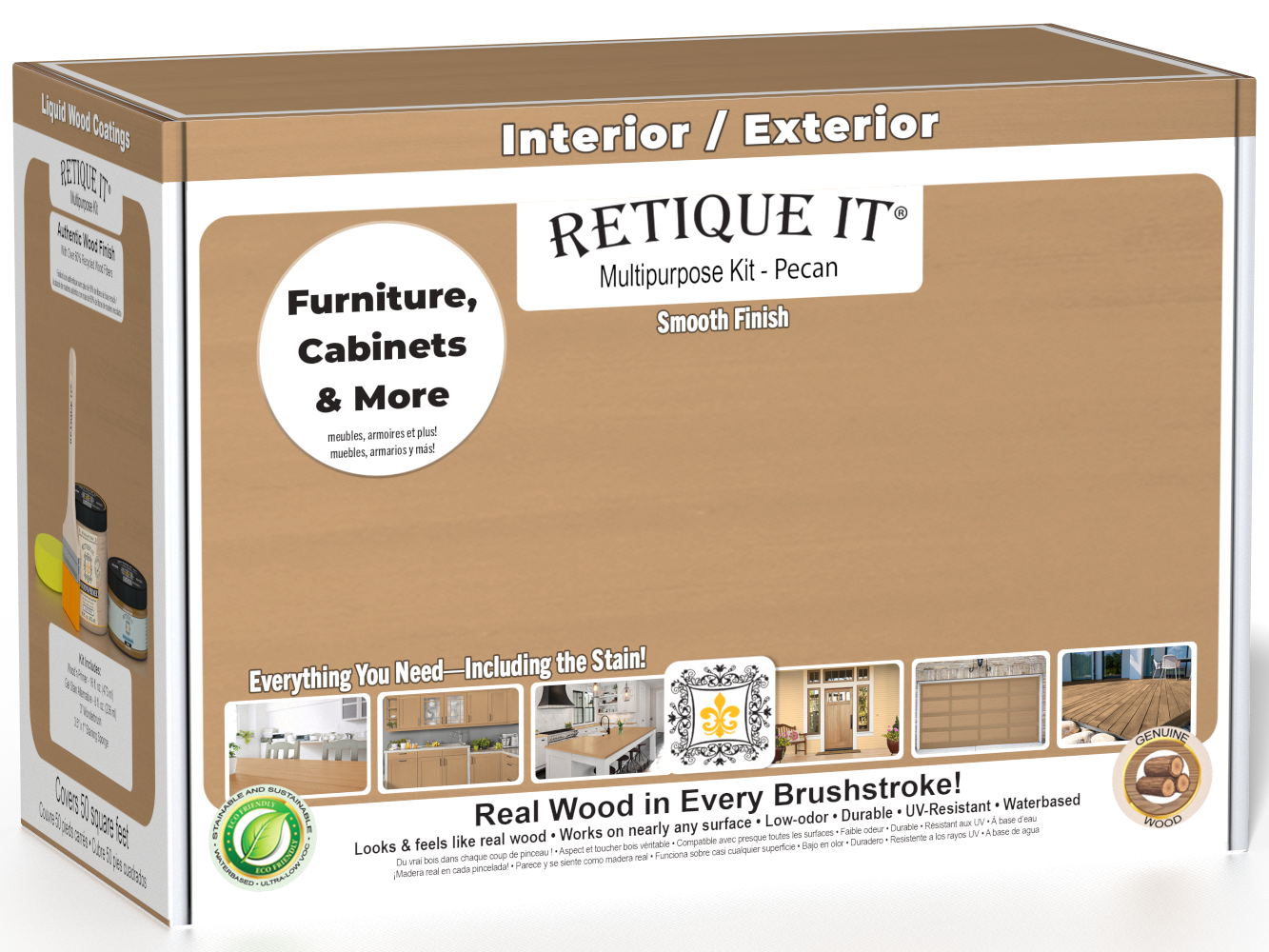 Multi-purpose Smooth Finish Kit (Med) - Pecan