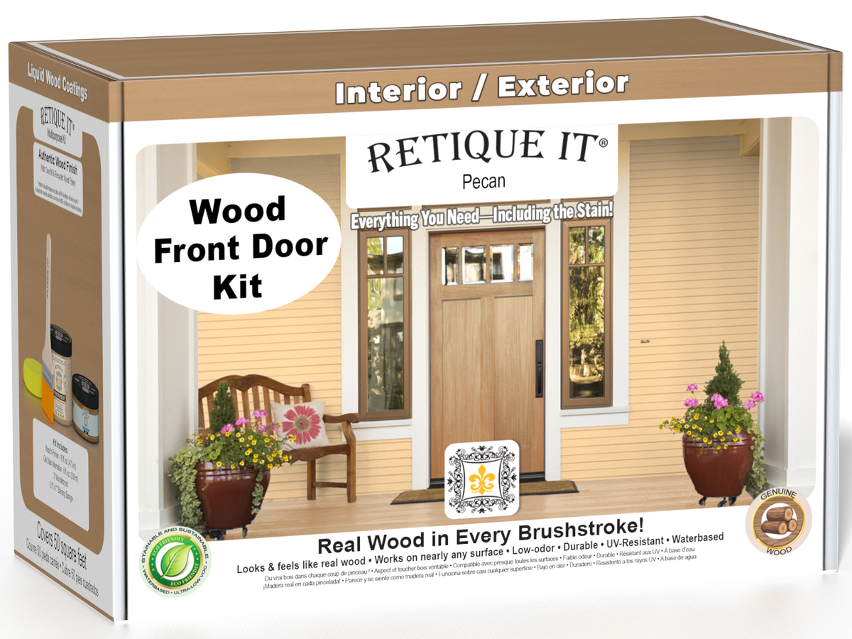 Wood'n Door Smooth Finish Kit - Pecan