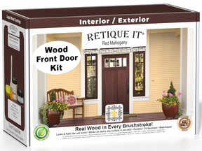 Wood'n Door Smooth Finish Kit - Red Mahogany — box hero