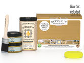 Large Old Oak Wood'n Finish Kit by Retique It® featuring tools and materials for smooth wood finishing projects