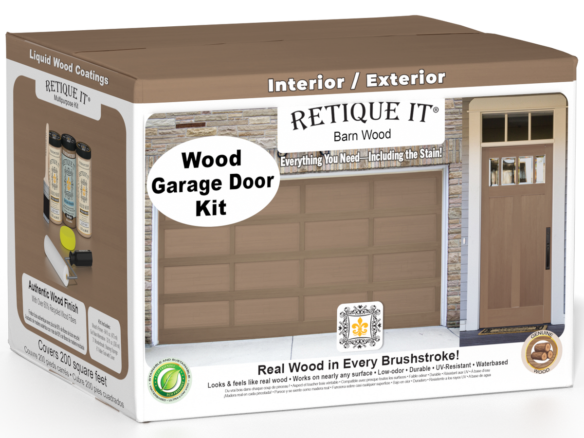 Wood'n Door Smooth Finish Kit (Front & Garage Door) - Barn Wood