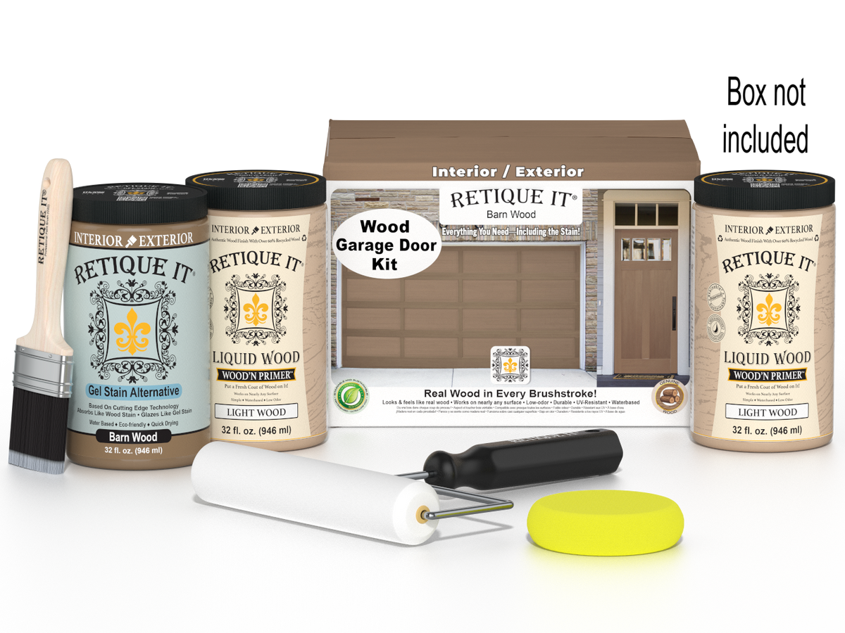 Wood'n Door Smooth Finish Kit (Front & Garage Door) - Barn Wood