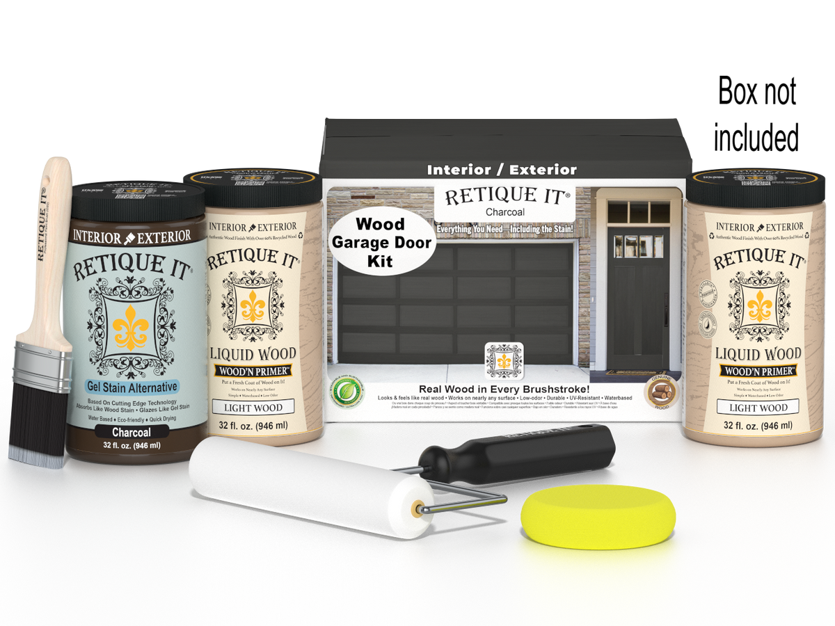 Wood'n Door Smooth Finish Kit (Front & Garage Door) - Charcoal