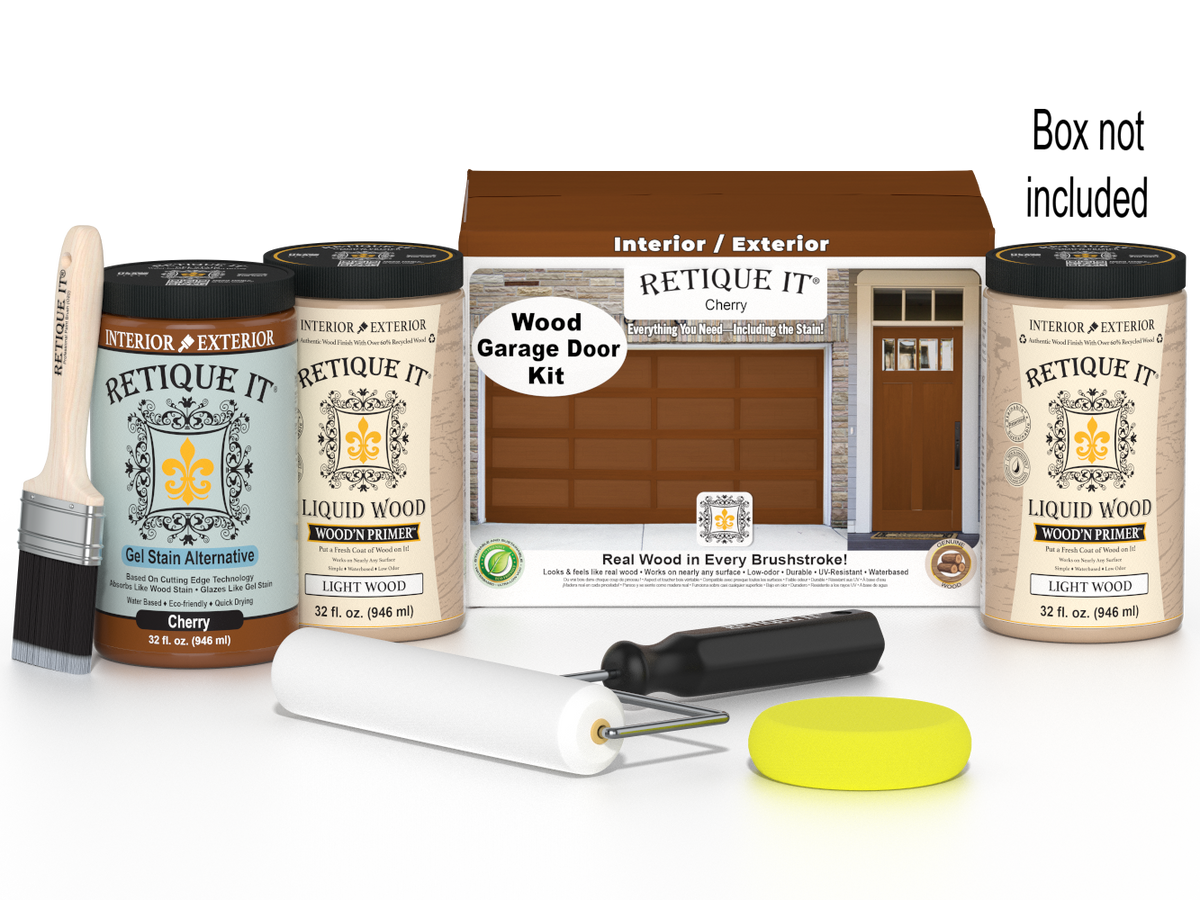 Wood'n Door Smooth Finish Kit (Front & Garage Door) - Cherry