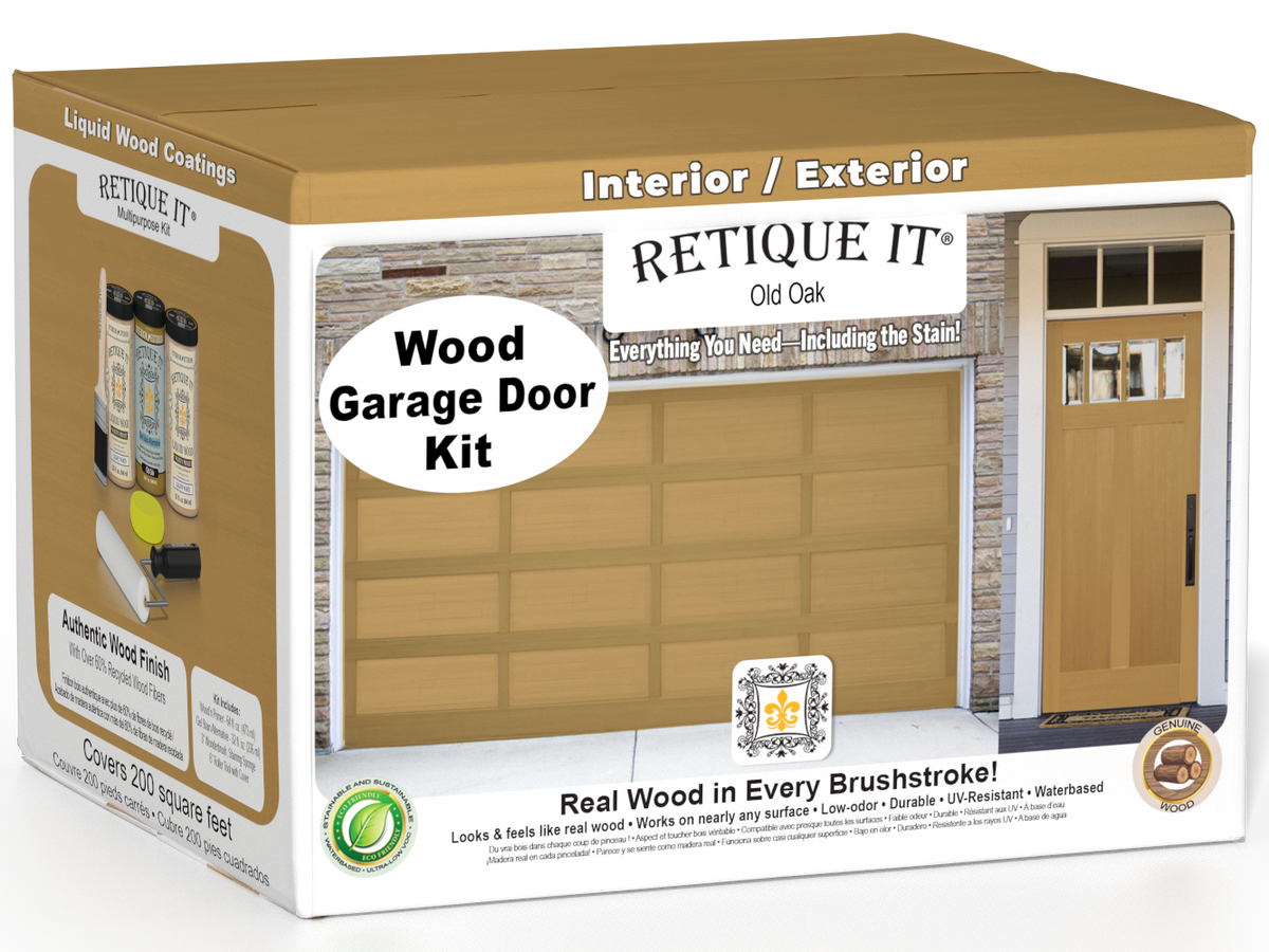 Wood'n Door Smooth Finish Kit (Front & Garage Door) - Old Oak