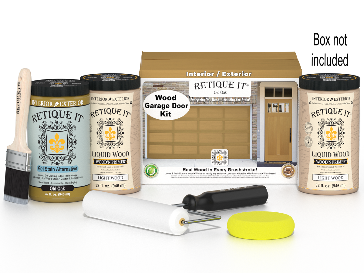 Wood'n Door Smooth Finish Kit (Front & Garage Door) - Old Oak
