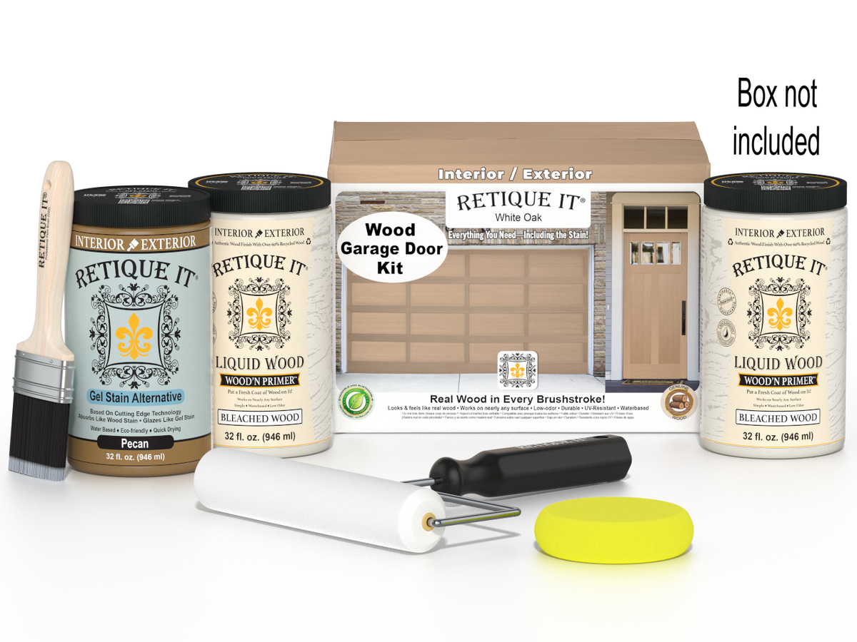 Wood'n Door Smooth Finish Kit (Front & Garage Door) - White Oak
