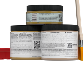 Retique It® Wood'n Finish Kit in Old Oak, medium-sized multi-purpose wood finishing kit with brushes and applicators.