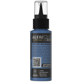 DecoArt Bloom Texture Paint in Ultramarine Lift, product container back view
