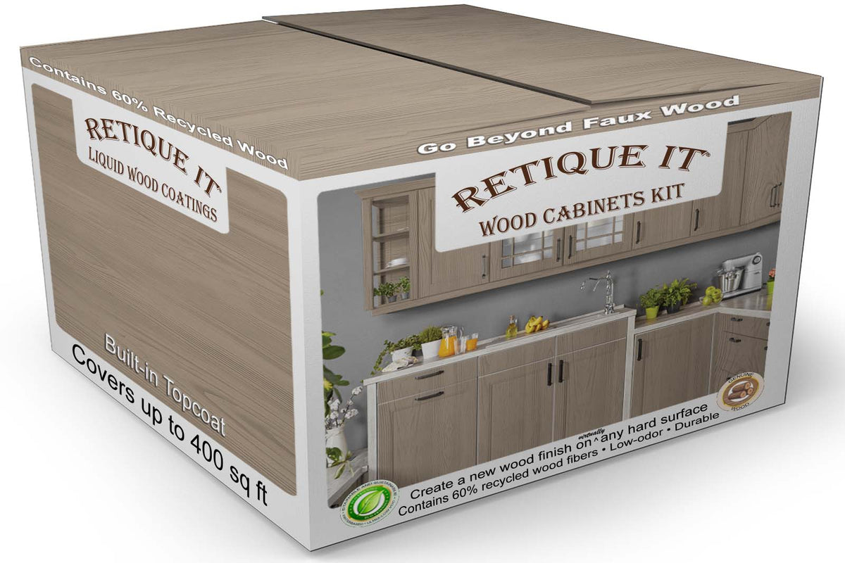 Wood'n Cabinet Kit (48 Door / Grained) - Weathered Wood