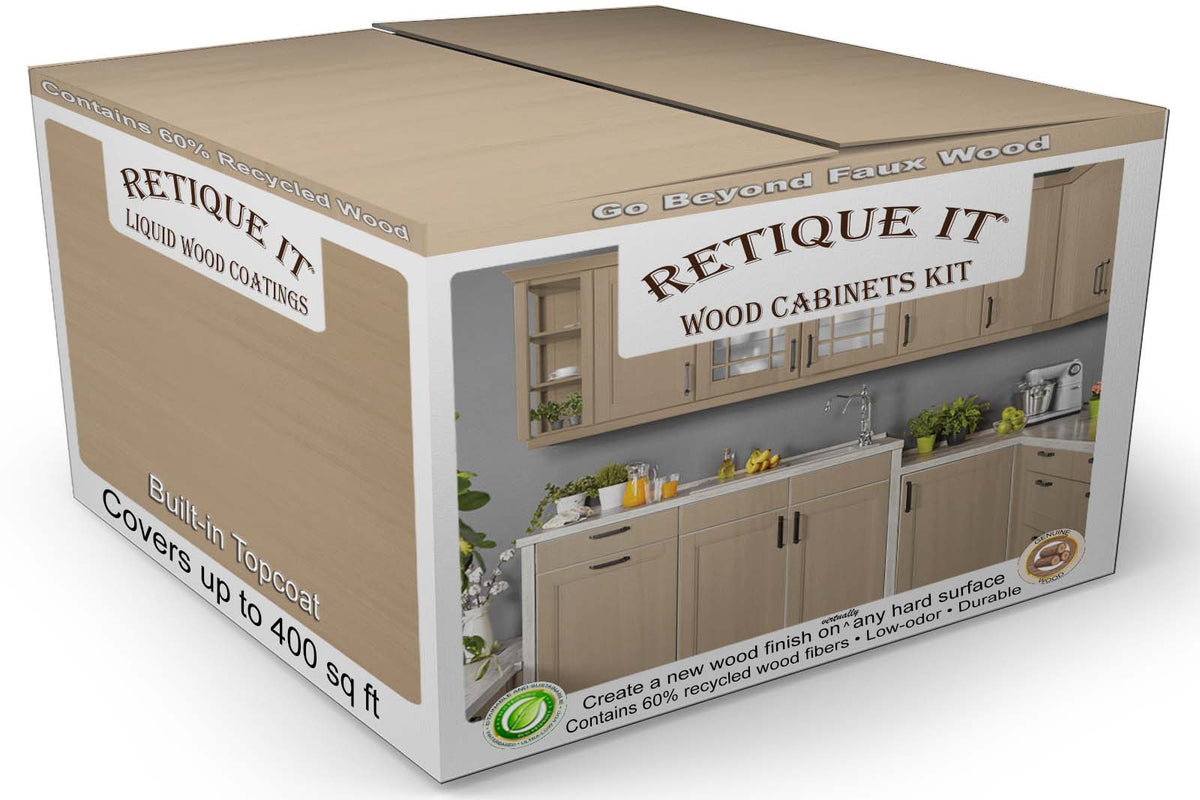 Wood'n Cabinet Kit - (48 Door / Smooth) - Weathered Wood