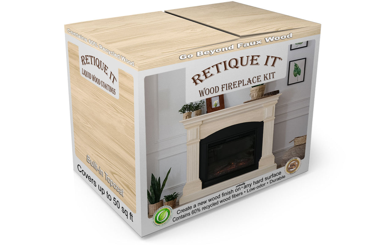 Fireplace Wood'n Finish Kit (Full Fireplace) - White Oak