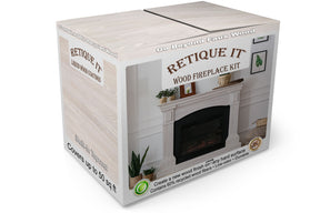 Fireplace Wood'n Finish Kit (Full Fireplace) - White Wash