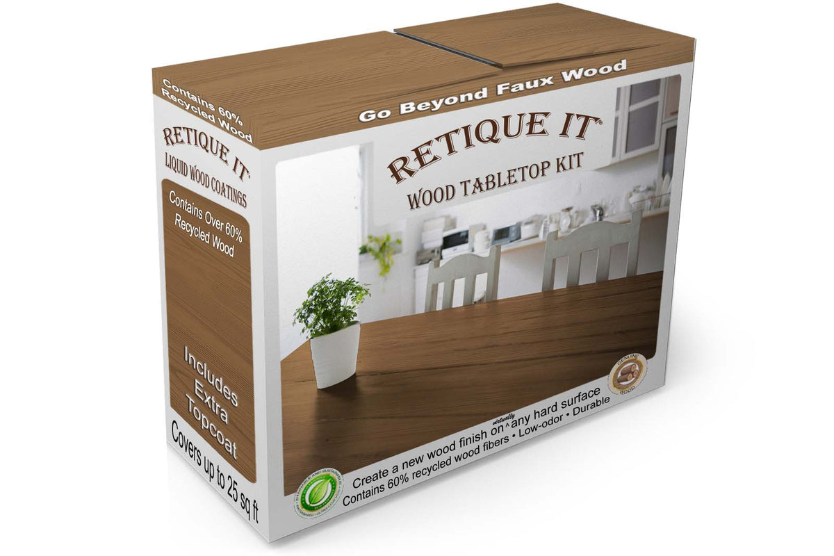 Tabletop Wood'n Finish Kit - Dark Oak - Retique It®