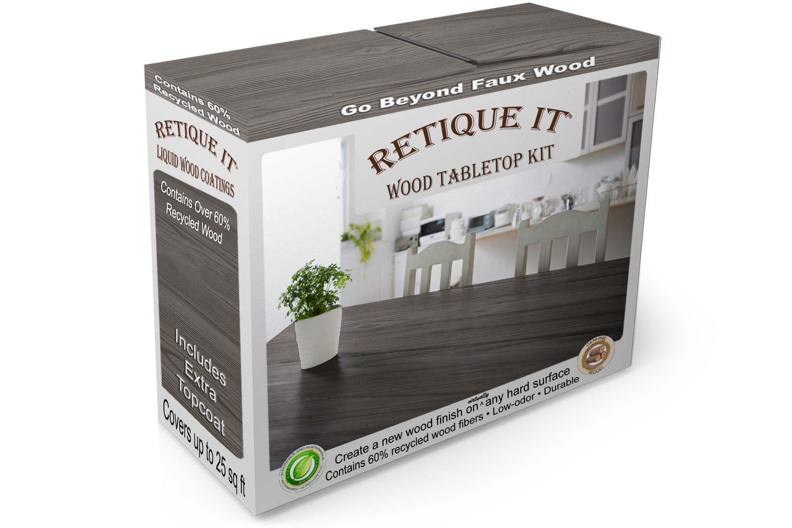 Tabletop Wood'n Finish Kit - Harbor Gray