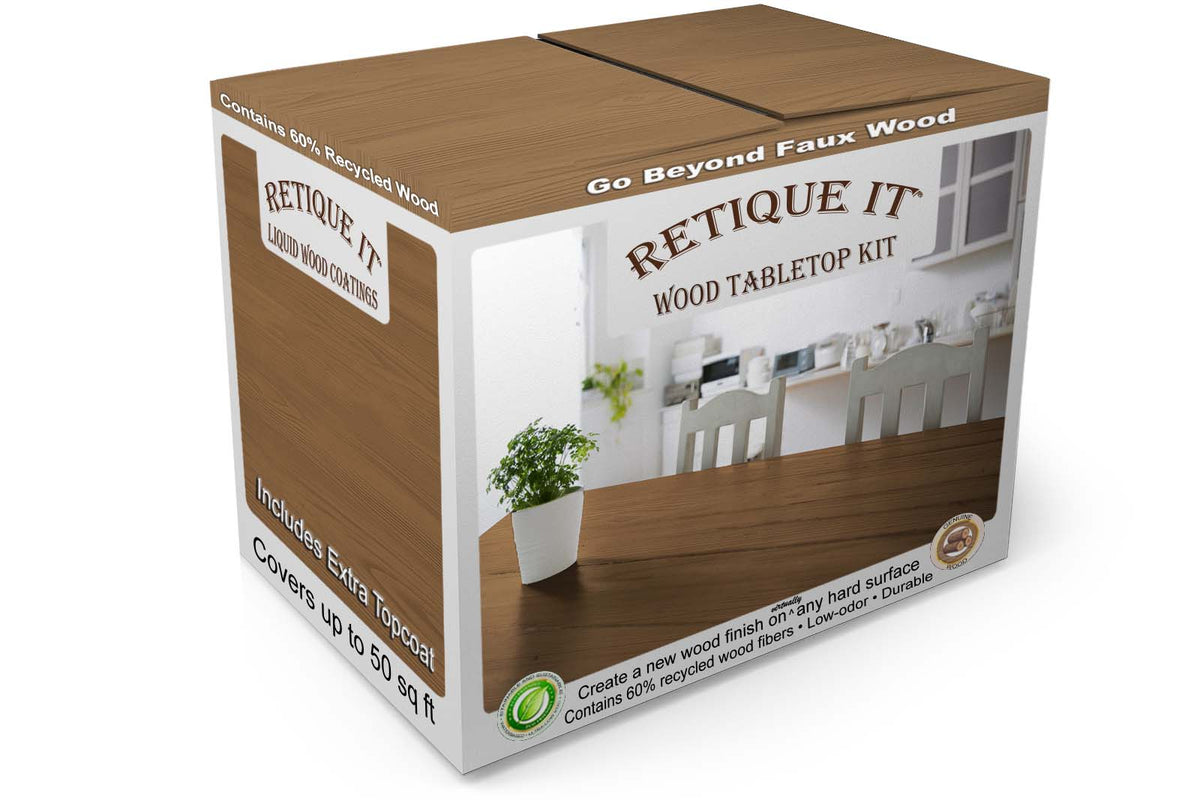 Tabletop Wood'n Finish Kit (Double Size) - Dark Oak