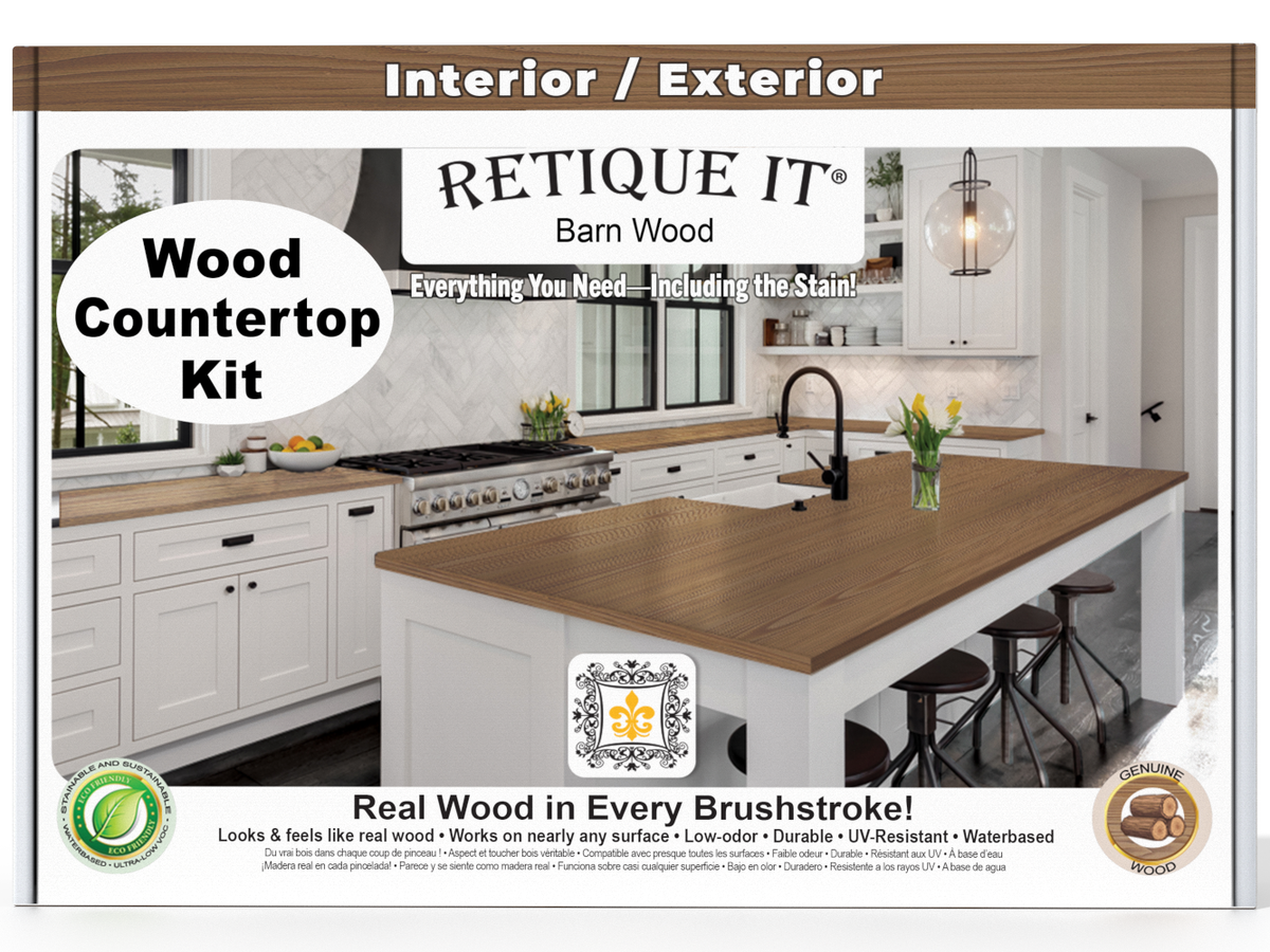 Countertop Kit - Kitchen Island - Barn Wood