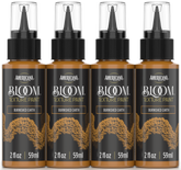 Retique It® Bloom Texture Paint 4pk in Burnished Earth, showcasing textured paint bottles with rustic earthy tones.