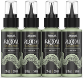 Retique It® Bloom Texture Paint 4-pack in mint green, showcasing textured paint bottles with vibrant green color and product label.