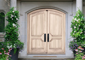 Wood'n Finish Front Door Kit (Double) - White Oak