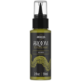 DecoArt Bloom Texture Paint in Acid Moss, green textured craft paint bottle with label facing forward