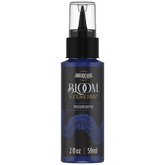 DecoArt Bloom Texture Paint in Prussian Depths, front view of the paint container label