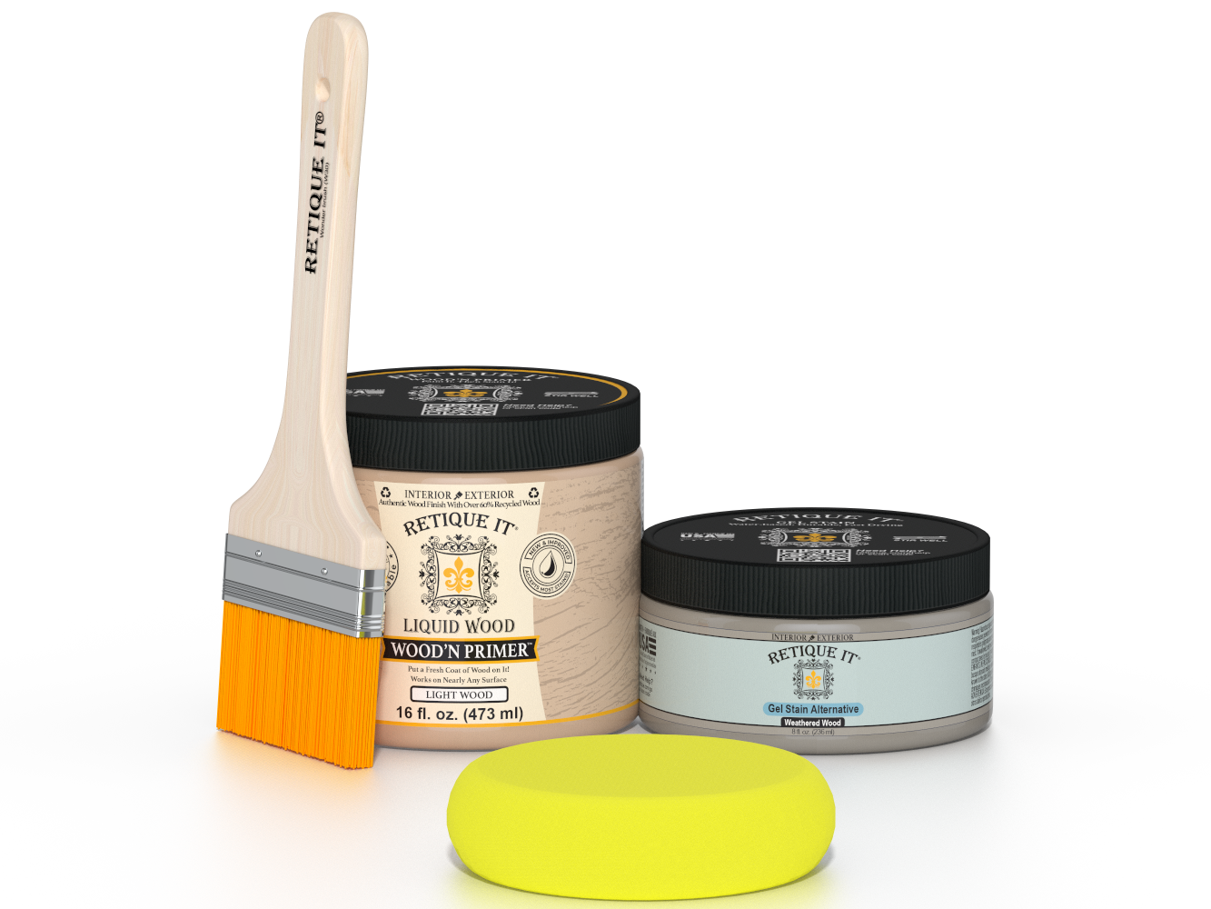 Multi-purpose Smooth Finish Kit (Med) - Weathered Wood