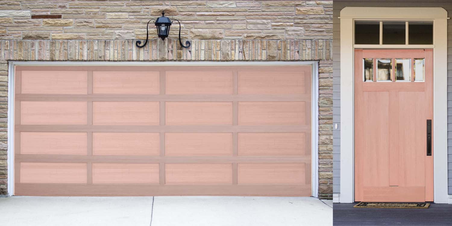 Wood'n Door Smooth Finish Kit (Garage Door) - Rosewood