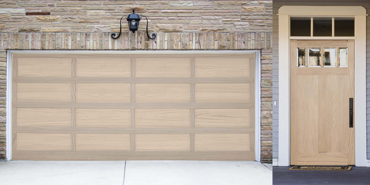 Wood'n Door Smooth Finish Kit (Garage Door) - Pickled Oak