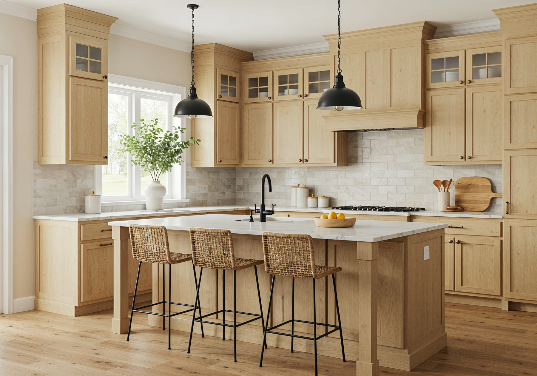Wood'n Cabinet Kit (12 Door / Grained) - White Oak