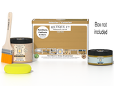 Retique It® Multi-purpose Smooth Finish Kit in Old Oak, wood finishing set with brushes and tools for furniture restoration.